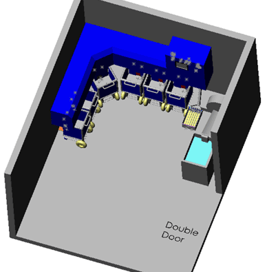 Corner view configuration